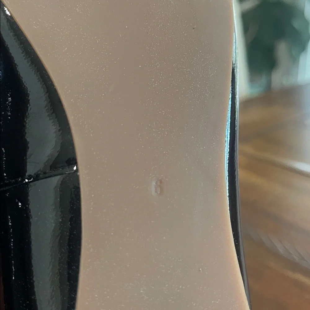 Martin  + Osa black patent leather ballet flats size 6